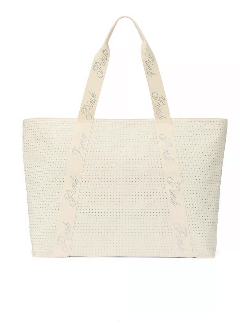 Victorias Secret Pink rhinestone tote bag